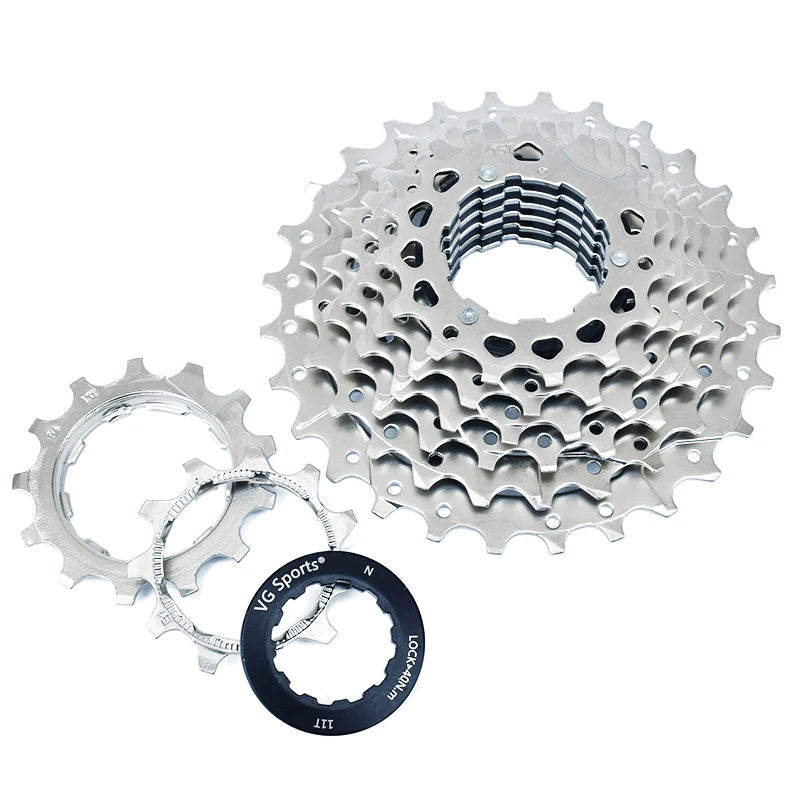 VG Sports All Size Road Bike 8 9 10 11 Speed Velocidade Bicycle Freewheel 11-25T/28T/32T/36T Bicycle Cassette Freewheel Sprocket