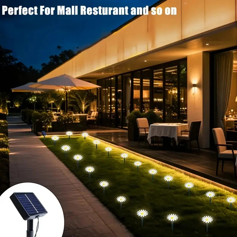 Solar Outdoor Garden Lawn Pilot Leds Light Waterproof Courtyard Flower Path Light String for Camping Wedding Christmas Decor Halloween Decorations, Christmas Lights, Christmas Ornaments, Home Decorations