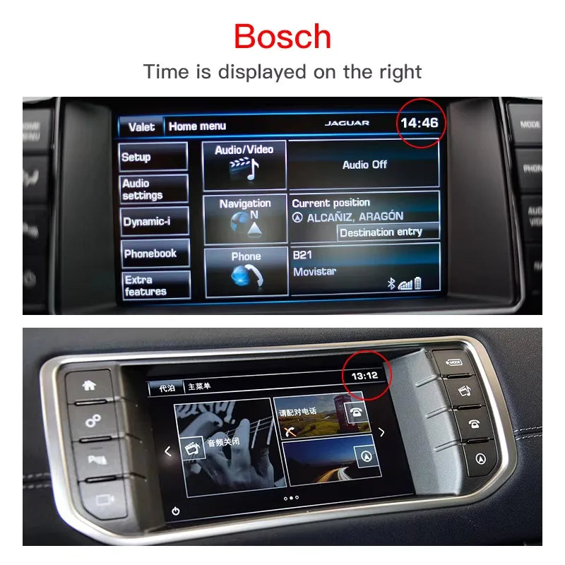 Wireless Carplay Android Auto Fits For Land Rover Jaguar Bosch Discovery4 Evoque Freelander2 XE XF XJL Mirroring Decorder