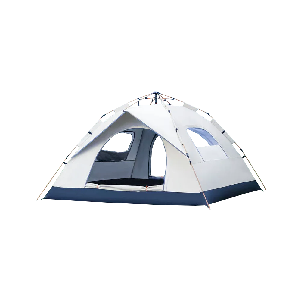 Automatic Quick-opening Tent Outdoor Self-driving Travel Camping Tent Rainproof Sunshine-proof Tent Two Doors without windows