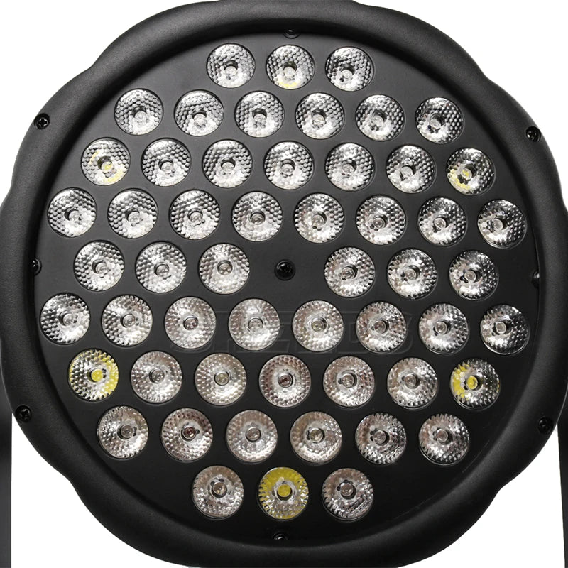 SHEHDS 54x3W RGBW LED Par Lights Strobe DMX Controller Party Dj Disco Strobe Dimming Lighting Effect Projector