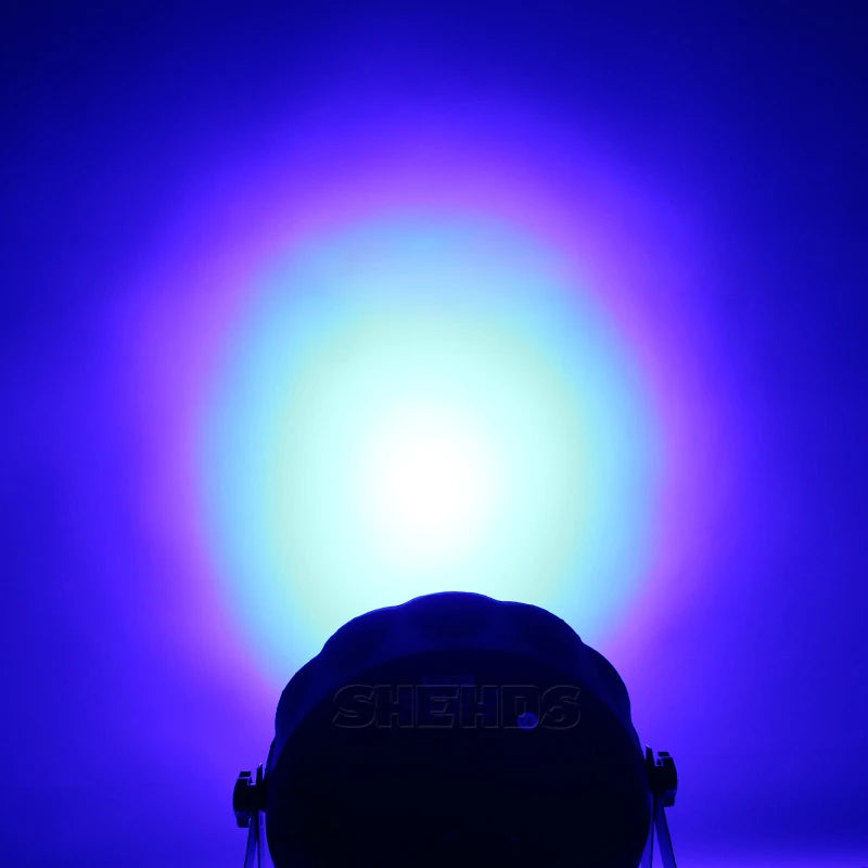 SHEHDS 54x3W RGBW LED Par Lights Strobe DMX Controller Party Dj Disco Strobe Dimming Lighting Effect Projector
